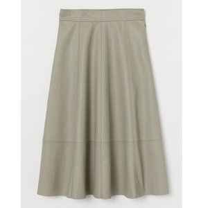 NWT H&M Faux Leather Skirt